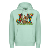 Seafoam joy Christmas Rockin Premium Hoodie - CowhideDigitalArt