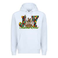 White joy Christmas Rockin Premium Hoodie - CowhideDigitalArt