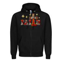 Black faith our lady of guadalupe cross Zipper Hoodie - BarkalooDesign