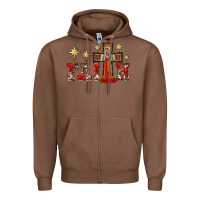 Chestnut faith our lady of guadalupe cross Zipper Hoodie - BarkalooDesign