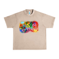 French Oak Au-some mom Autism Urban Heavy Tee - FaDigitalArtStudio