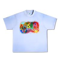 Grape Ice Au-some mom Autism Urban Heavy Tee - FaDigitalArtStudio