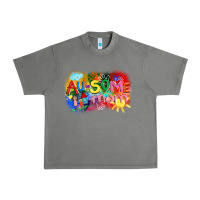 Tornado Au-some mom Autism Urban Heavy Tee - FaDigitalArtStudio