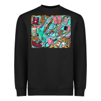 Black nurse mousepad Heavyweight Sweatshirt - BarkalooDesign