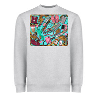 Heather Grey nurse mousepad Heavyweight Sweatshirt - BarkalooDesign