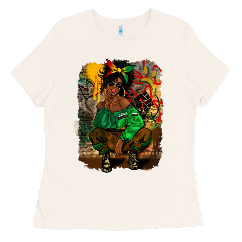 Juneteenth Black Woman Fashion Girl Ladies Tee by CowGirlArtShop | Teevron