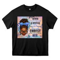 Black Never Underestimate a Woman Who Does Heavy Core Tee - texasbilliewilder
