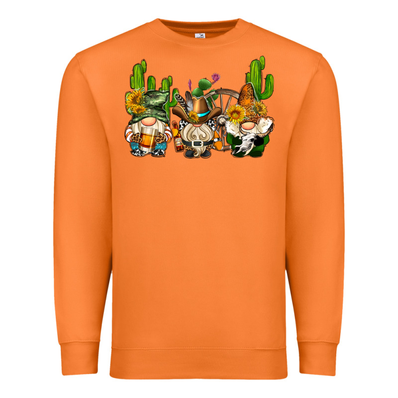 Western Gnomes With Cactus Premium Sweatshirt by AdoDesignShop | Teevron