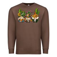 Chestnut western gnomes with cactus Premium Sweatshirt - AdoDesignShop