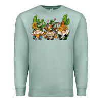 Seafoam western gnomes with cactus Premium Sweatshirt - AdoDesignShop