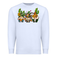 White western gnomes with cactus Premium Sweatshirt - AdoDesignShop