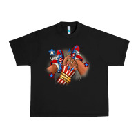 Black America afro girl sneakers Urban Heavy Tee - RanaPortraitStore