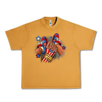 Peanut Butter America afro girl sneakers Urban Heavy Tee - RanaPortraitStore