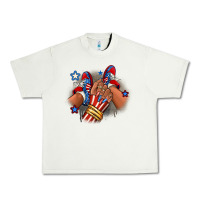 Pistachio America afro girl sneakers Urban Heavy Tee - RanaPortraitStore