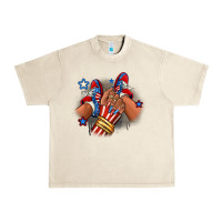 Sandshell America afro girl sneakers Urban Heavy Tee - RanaPortraitStore