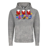 Cloud Rock pride wine cups Vintage Hoodie - FaDigitalArtStudio