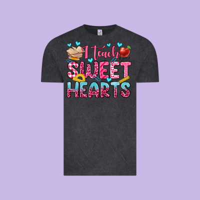 I Teach Sweet Hearts Olivia Vintage Tee Designed By Oliviacreatesart