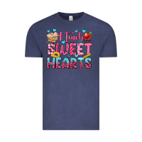 Vintage Denim i teach sweet hearts olivia Vintage Tee - OliviaCreatesArt