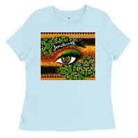 Baby Blue juneteenth eyelash Ladies Tee - CowGirlArtShop
