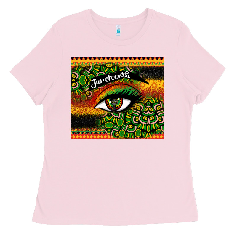 Juneteenth Eyelash Ladies Tee by CowGirlArtShop | Teevron