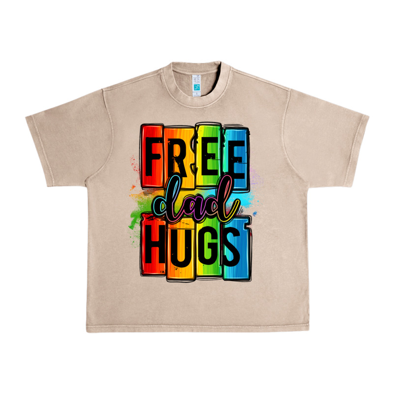 Free Dad Hugs Urban Heavy Tee by OliviaCreatesArt | Teevron