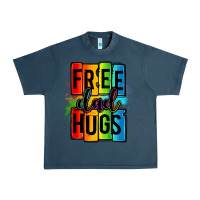 Midnight Navy free dad hugs Urban Heavy Tee - OliviaCreatesArt