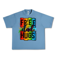 Pebble Blue free dad hugs Urban Heavy Tee - OliviaCreatesArt