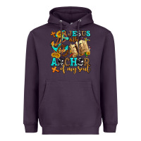 Plum jesus is the anchor of my soul Heavyweight Hoodie - AdoDesignShop
