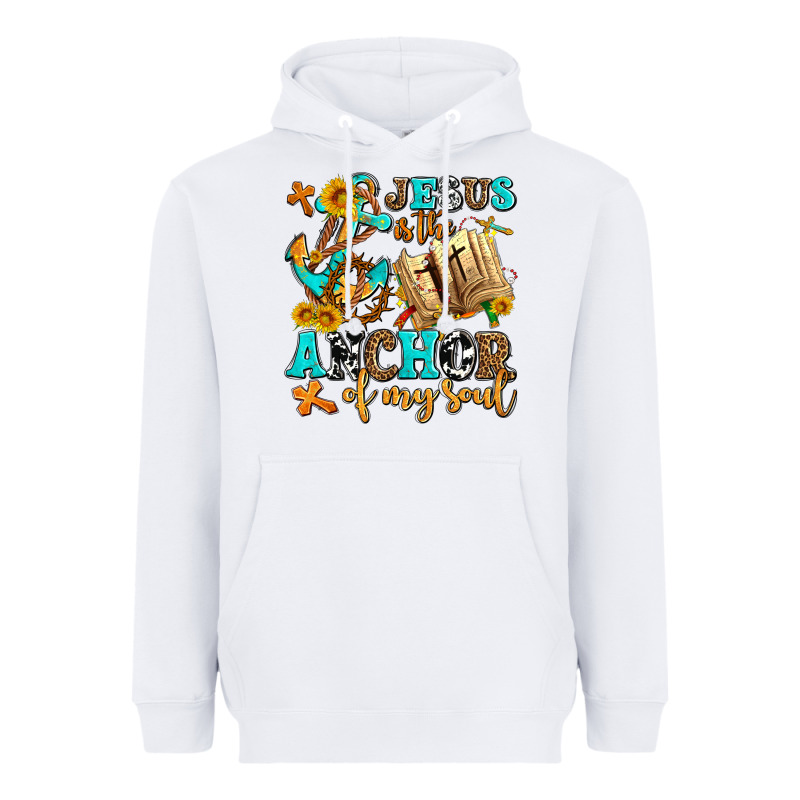Jesus Is The Anchor Of My Soul Heavyweight Hoodie by AdoDesignShop | Teevron