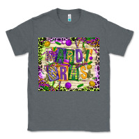 Charcoal Heather mardi gras Classic Tee - CowGirlArtShop
