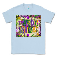 Dusty Blue mardi gras Classic Tee - CowGirlArtShop