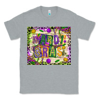 Heather Grey mardi gras Classic Tee - CowGirlArtShop