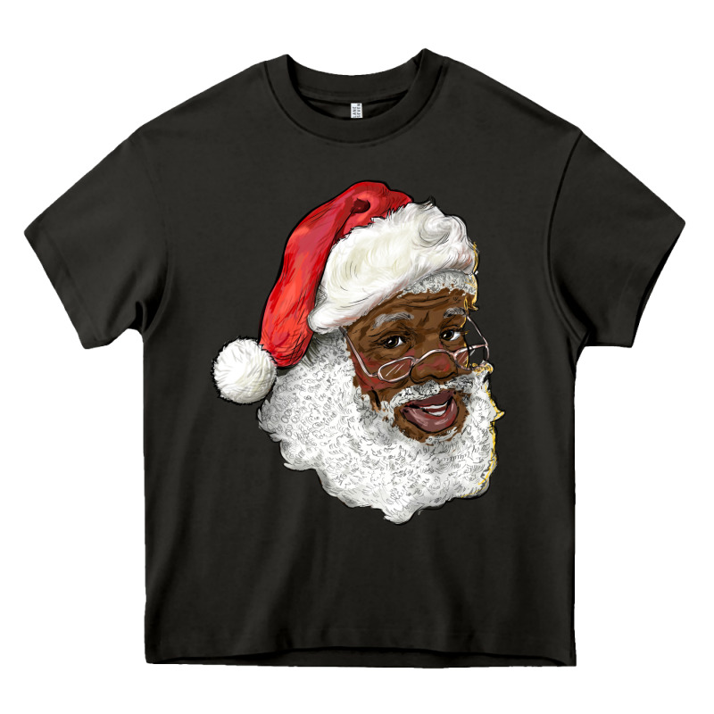 African American Santa Heavy Core Tee by RanaPortraitStore | Teevron