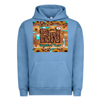 Pigment Pebble Blue rn registered nurse Urban Hoodie - JahusDesignShop
