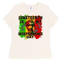 Bone juneteenth is my independence day cowgirl Ladies Tee - CowGirlArtShop