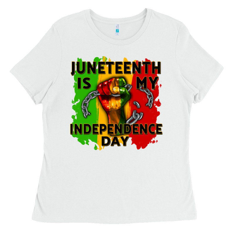 Juneteenth Is My Independence Day Cowgirl Ladies Tee by CowGirlArtShop | Teevron
