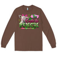 Chestnut too cute to pinch Long Sleeve Tee - FaDigitalArtStudio