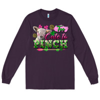 Plum too cute to pinch Long Sleeve Tee - FaDigitalArtStudio