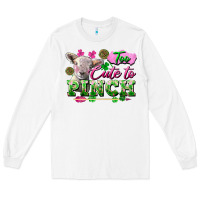 White too cute to pinch Long Sleeve Tee - FaDigitalArtStudio