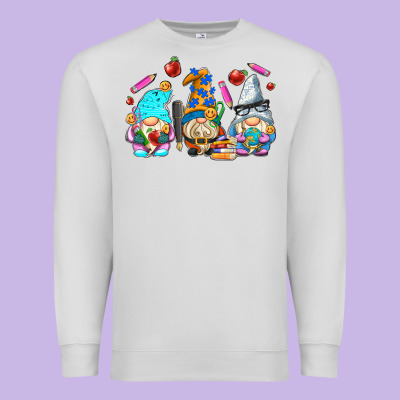 Teacher Gnomes Premium Sweatshirt Designed By Adodesignshop