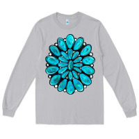 Moon Dust turquoise gemstone jewelny Long Sleeve Tee - RanaPortraitStore