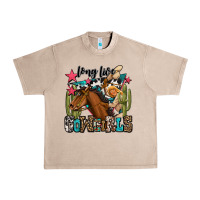 French Oak long live cowgirls Urban Heavy Tee - OliviaCreatesArt