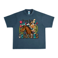 Midnight Navy long live cowgirls Urban Heavy Tee - OliviaCreatesArt
