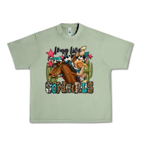 Oil Green long live cowgirls Urban Heavy Tee - OliviaCreatesArt