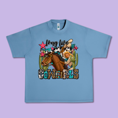 Long Live Cowgirls Urban Heavy Tee Designed By Oliviacreatesart