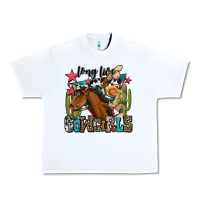 White long live cowgirls Urban Heavy Tee - OliviaCreatesArt