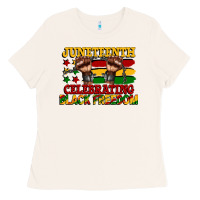 Bone juneteenth celebrating black freedom Ladies Tee - CowGirlArtShop