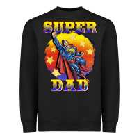 Black super dad Heavyweight Sweatshirt - BarkalooDesign