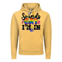 Vintage Mustard sounds gay im in Vintage Hoodie - FaDigitalArtStudio