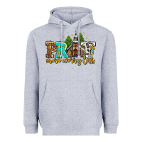 Heather Grey pray more worry less with church Heavyweight Hoodie - AdoDesignShop